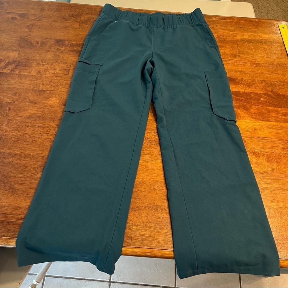 Figs Teal Blue scrub Pants style #W19SW2001 po# 1344 size medium